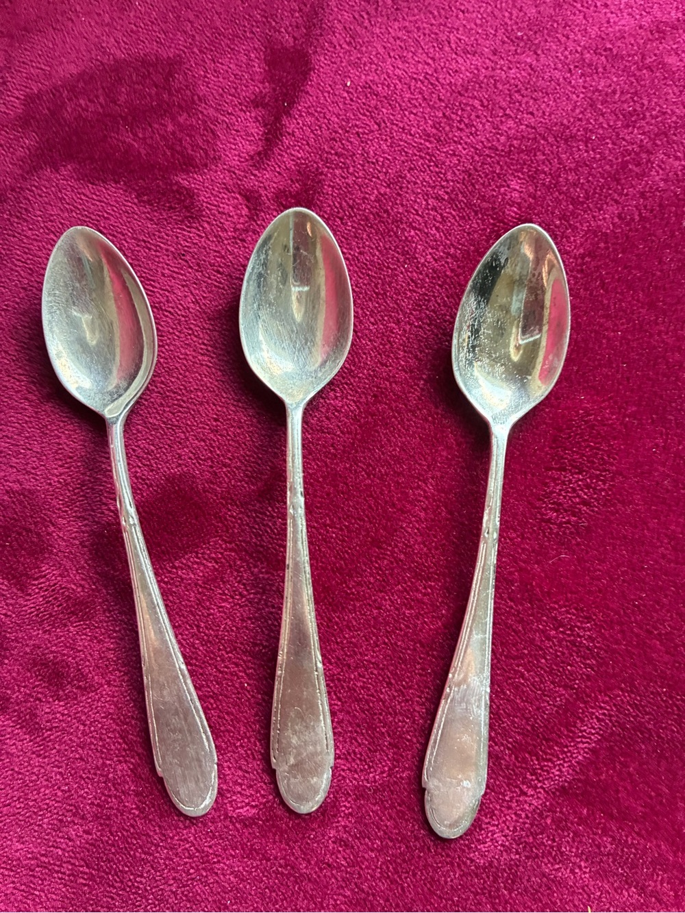 Sterling .925 Sterling Silver Flatware - Spoons, Lot of 3 sterling spoons